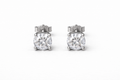 Boucles d’Oreilles Moissanite Christina – 1 Carat Total (0,5 ct chacune)