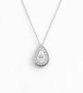 Collier Goutte Émilie  – Moissanite 1 Carat (Argent 925)