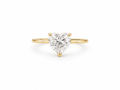 Bague Cœur Sabrina en  Moissanite – Réglable 1 Carat