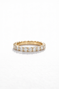 Bague Éternité en Moissanite Ghjuliana – Éclat Intemporel